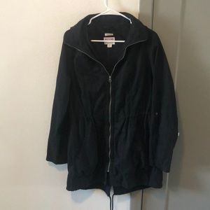 Black military style jacket
